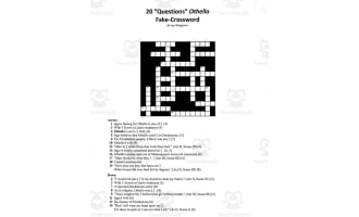 Pseudo Crossword: 20 Questions Othello 2