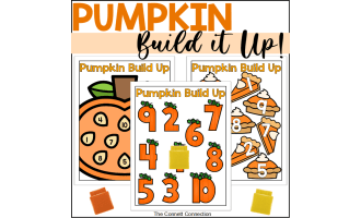 Pumpkin Build It Mats for Counting to 10
