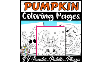 Pumpkin Coloring Pages - Halloween Activity