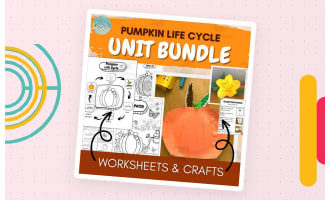 Pumpkin  Crafts: Life Cycle Unit BUNDLE