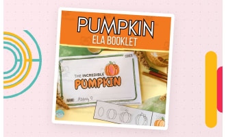 Pumpkin Life Cycle Creative Writing Booklet for 2nd-5th Grade
