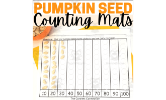 Pumpkin Seed Counting Mats - A Pumpkin Investigation Activity