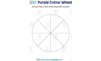 Purple Colour Wheel Activity