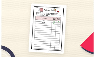 Push or Pull Worksheet 2