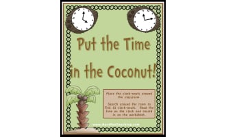 Put the Time in the Coconut Activity
