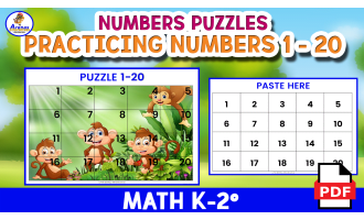 Puzzle of the Numbers from 1 to 20