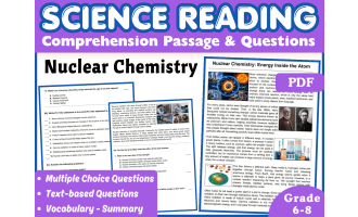 Pysical Science Reading Comprehension Passage: Nuclear Chemistry (PDF)