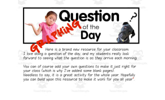 Question of the Day | Back to School Edition