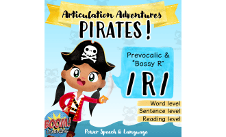 R Articulation, Boom Cards Speech Therapy, R Controlled, Bossy R, Prevocalic R