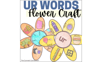 R-Controlled Vowel UR Words Flower Craft