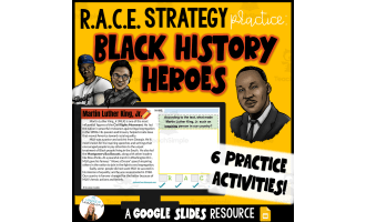 R.A.C.E. Strategy Practice: Black History Month