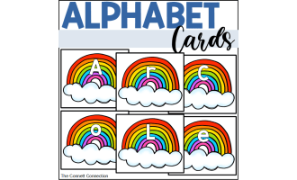 Rainbow Alphabet Cards
