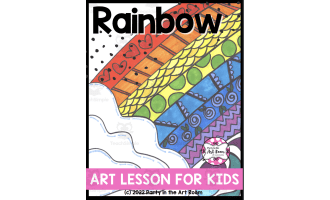 Rainbow Art Lesson for Kids