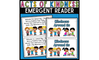 Random Acts of Kindness Mini-book for Emergent Readers.
