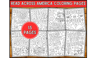Read Across America Coloring Pages – World Book Day