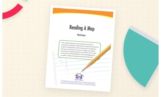 Reading a Map Worksheets – Social Studies Practice