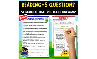 READING AND COMPREHENSION ENG-SPA | "A school that recycles dreams"