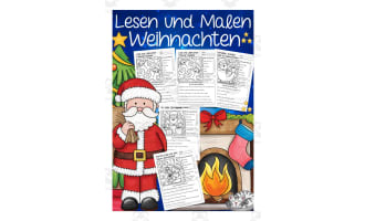 Reading & Painting: Christmas (German Version)