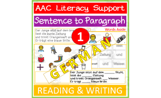 READING and WRITING |1|: Sentence to Paragraph GERMAN AAC