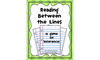 Reading Between The Lines Inference Activity