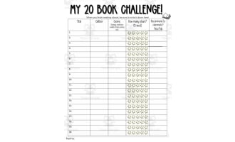 Reading: Challenge of 20 Books
