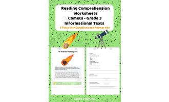 Reading Comprehension Comets | Grade 3 Informational Texts