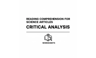 Reading Comprehension for Science Articles – Critical Analysis