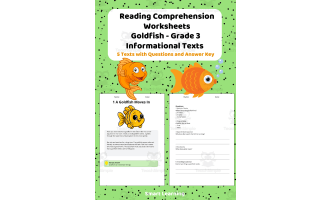 Reading Comprehension Goldfish | Grade 3 Informational Texts