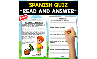 READING COMPREHENSION IN SPANISH | La semilla de Leo