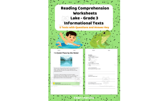 Reading Comprehension Lake | Grade 3 Informational Texts