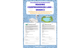 Reading Comprehension Lake | Grade 3 Reading Activities