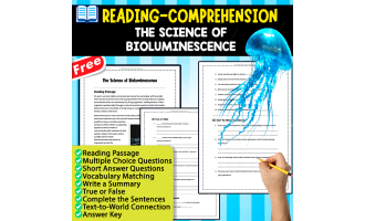 READING-COMPREHENSION MINIBOOK | The Science of Bioluminescence