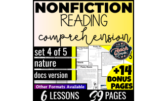 Reading Comprehension Nonfiction Set 4 - Nature (Docs)
