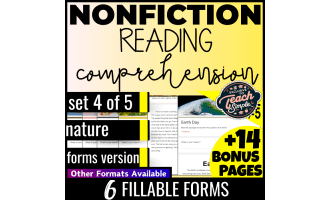 Reading Comprehension Nonfiction Set 4 - Nature (Forms)