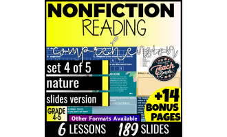 Reading Comprehension Nonfiction Set 4 - Nature (Slides)