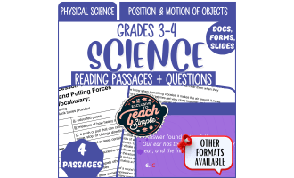 Reading Comprehension on Position and Motion of Objects (Google Drive)