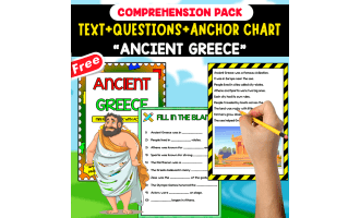 READING-COMPREHENSION PACK | ANCIENT GREECE | 20 PAGES