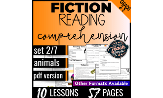 Reading Comprehension Passages Fiction Set 2 - Animals (PDF)