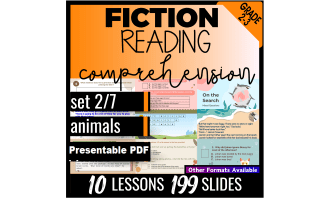 Reading Comprehension Passages Fiction Set 2 - Animals Presentable PDF