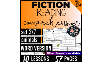 Reading Comprehension Passages Fiction Set 2 - Animals (Word)