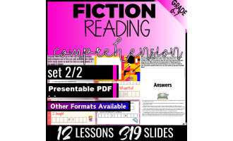 Reading Comprehension Passages Fiction Set 2 (Presentable PDF)