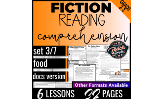 Reading Comprehension Passages Fiction Set 3 - Food (Google Docs)