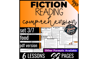 Reading Comprehension Passages Fiction Set 3 - Food (PDF)