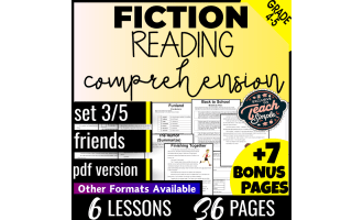 Reading Comprehension Passages Fiction Set 3 - Friends (PDF)