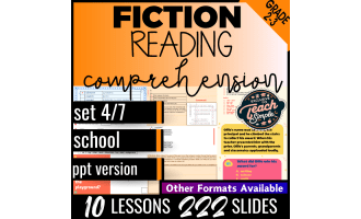 Reading Comprehension Passages Fiction Set 4 - School (PPT)
