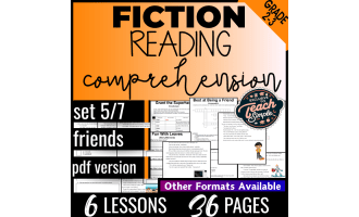 Reading Comprehension Passages Fiction Set 5 - Friends (PDF)