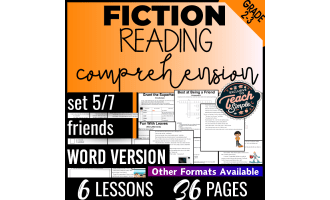 Reading Comprehension Passages Fiction Set 5 - Friends (Word)