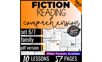 Reading Comprehension Passages Fiction Set 6 - Family (PDF)