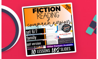 Reading Comprehension Passages Fiction Set 6 - Family (PPT)