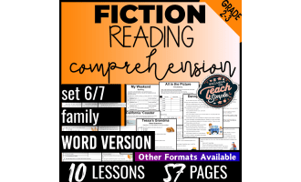 Reading Comprehension Passages Fiction Set 6 - Family (Word)